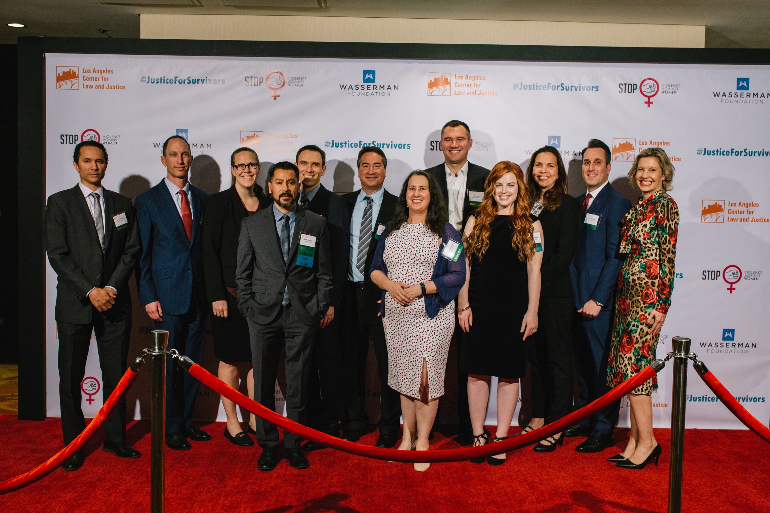Miembros de la Junta Directiva de Survivor Justice Center en la Gala 2019