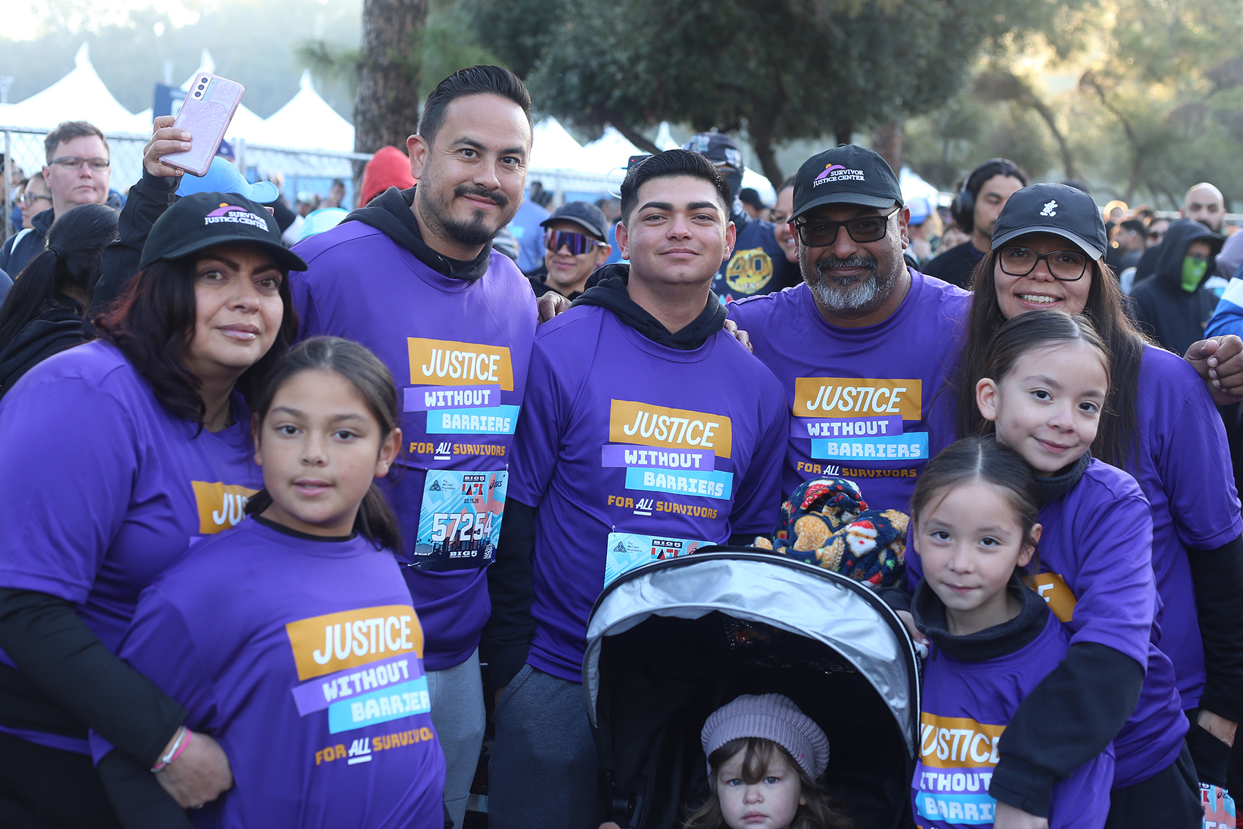 Carrera/caminata de 5 km del Survivor Justice Center.