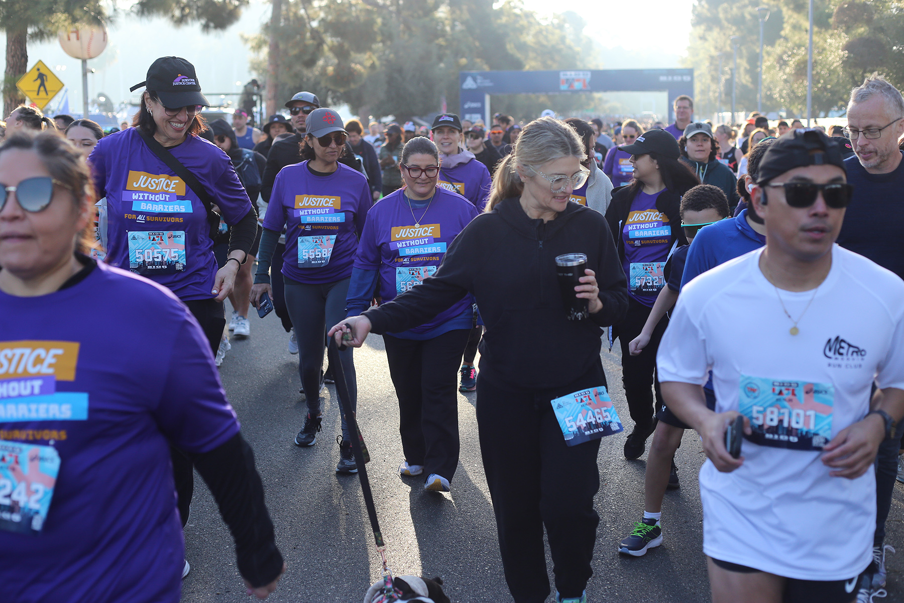 Carrera/caminata de 5 km del Survivor Justice Center.